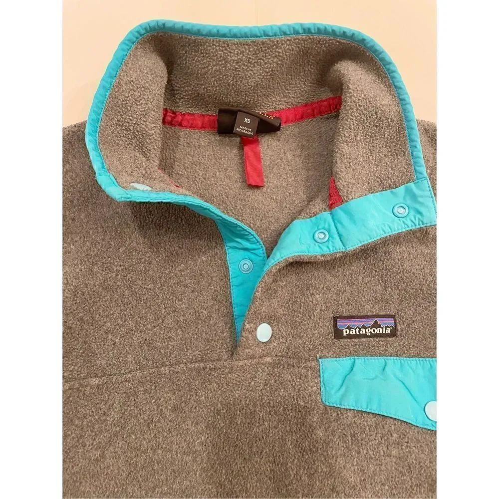 Patagonia Womens Size XS Synchilla Snap T Fleece Pullover sweatshirt 25455 - Picture 6 of 8